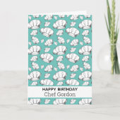 Koch und Feinschmecker Gerne Geburtstagskultur Karte (Vorderseite)