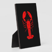 Koch und Hummer | Cartoon Hummer Liebhaber Geschen Fotoplatte (Seite)