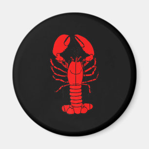 Koch und Hummer Cartoon Hummer Liebhaber Geschen Magnet