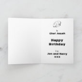 Koch und Koch Glückwunsch Geburtstagskultur Karte (Innenseite)