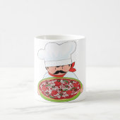 Koch und Pizza Kaffeetasse (Mittel)