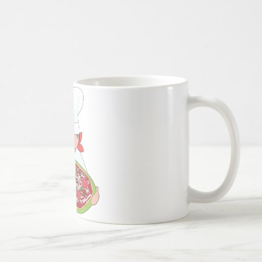 Koch und Pizza Kaffeetasse (Rechts)