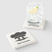 Koch-Untersetzer Steinuntersetzer (Seitenansicht)