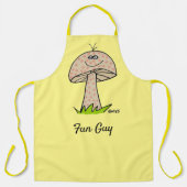 Koch Vater Funny Fun Typ Pilz Schürze (Vorderseite)