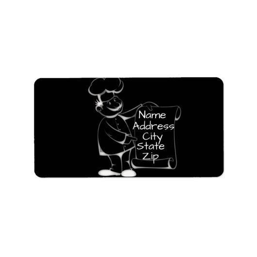 ***KOCH VERWENDEN**** ADRESSETIKETT (Vorne)