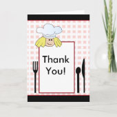 Koch Vielen Dank Dankeskarte (Vorderseite)