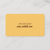 Koch Visitenkarte (Rückseite)