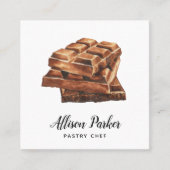 Koch-Visitenkarte Quadratische Visitenkarte (Vorderseite)