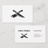 Koch-Visitenkarten Visitenkarte (Vorne/Hinten)