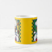 Koch von Seafood Mops Kaffeetasse (Mittel)