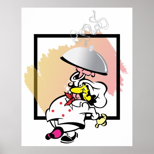 Koch Wall Art for Kitchen Cook Food Restaurant Poster (Vorne)