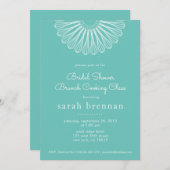 Koch Whisk Brunch Cooking Class Einladung (Vorne/Hinten)