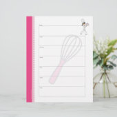 Koch Wöchentliche Mehlplaner Seiten (Stehend Vorderseite)