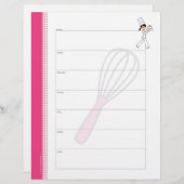 Koch Wöchentliche Mehlplaner Seiten (Vorne/Hinten)