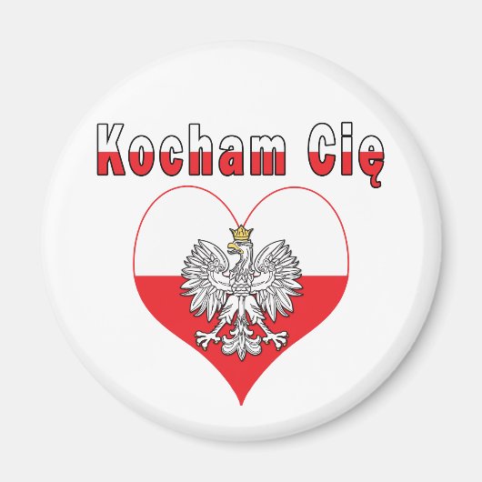 Kocham Cie Eagle Heart Magnet (Vorne)