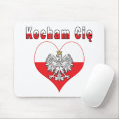 Kocham Cie Eagle Heart Mousepad (Mit Mouse)