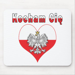 Kocham Cie Eagle Heart Mousepad