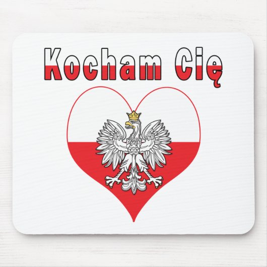 Kocham Cie Eagle Heart Mousepad (Vorne)