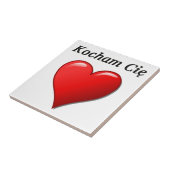 Kocham Cię - i-Liebe Sie auf Polnisch Fliese (Seite)