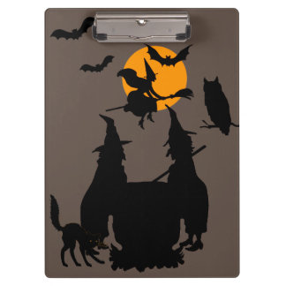 Kochbraun für das beste Halloween-Party Klemmbrett