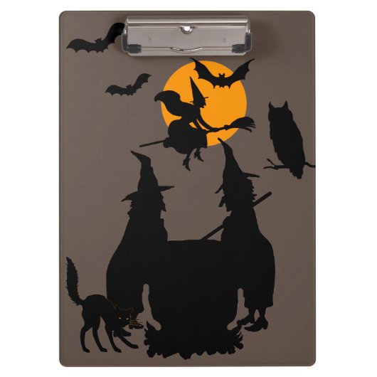 Kochbraun für das beste Halloween-Party Klemmbrett (Vorderseite)