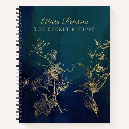 Kochbuch der Vintagen Zeitschriftenorganisation Notizblock (Vorderseite)