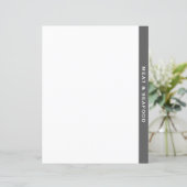 Kochbuch-Division | Grau und Weiß | Fleisch und Me (Stehend Vorderseite)