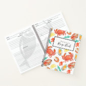 Kochbuch für Meeresfrüchte Kochbuch Notizblock (Innenseite)