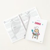 Kochbuch für personalisierte Kinder Notizblock (Innenseite)