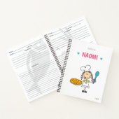 Kochbuch für personalisierte Kinder Notizblock (Innenseite)