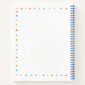 Kochbuch für personalisierte Kinder Notizblock (Rückseite)