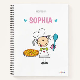 Kochbuch für personalisierte Kinder Notizblock