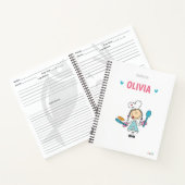 Kochbuch für personalisierte Kinder Notizblock (Innenseite)