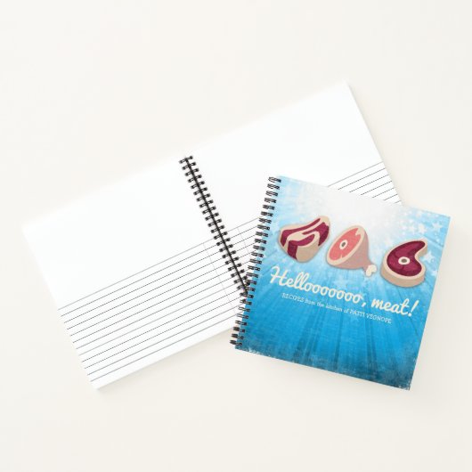 Kochbuch für Rindfleisch Notizblock (Innenseite)