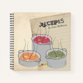 Kochbuch für Sauce-Pots Notizblock (Vorderseite)