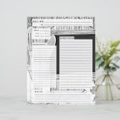 Kochbuch Rezept Beilage (Stehend Vorderseite)