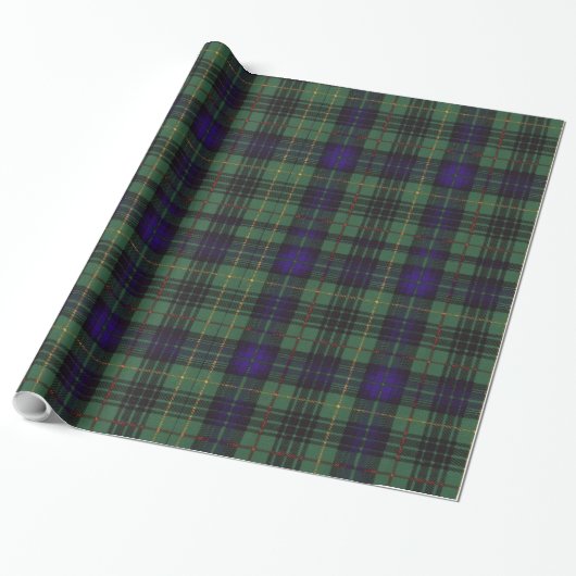 Kochclan karierter schottischer Kilt Tartan Geschenkpapier (Ungerollt)