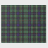 Kochclan karierter schottischer Kilt Tartan Geschenkpapier (Flach)