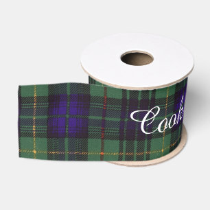 Kochclan karierter schottischer Kilt Tartan Ripsband