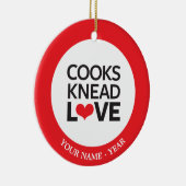 Köche Knead-Liebe Keramikornament (Rechts)