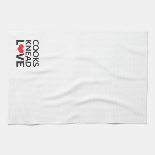 Köche kneten Liebe Handtuch (Horizontal)