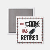 Köche Koch Kochen Magnet (Vorderseite/Rückseite)