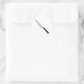 Köche Küchenmesser Runder Aufkleber (Tasche)