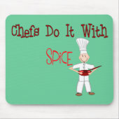 Köche tun es mit Gewürz Mousepad (Vorne)