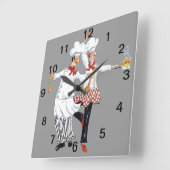 Köche - Wanduhr (Winkel)