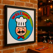 Köche willkommen poster