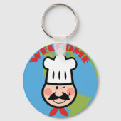 Köche willkommen schlüsselanhänger (Rückseite)