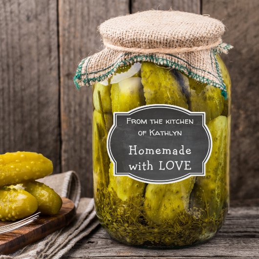 Kochecke mit LIEBE Aufkleber