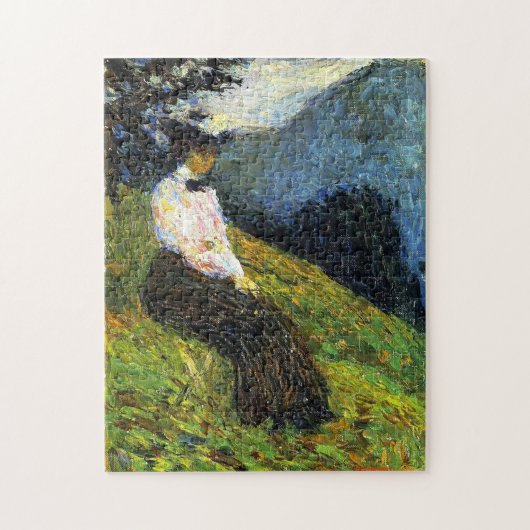 Kochel Gabriele Munter von Vassily Kandinsky Puzzle (Vertikal)