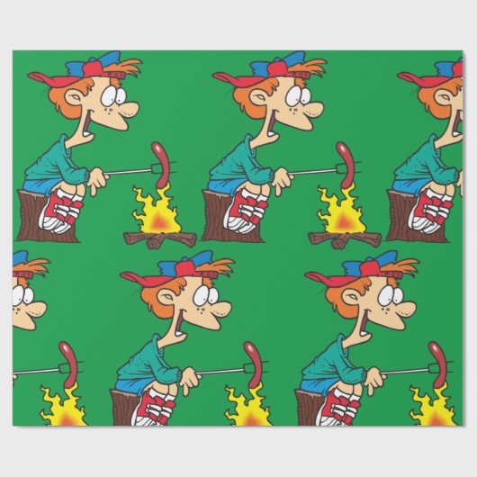 Kochen am Campo Geschenkpapier (Flach)